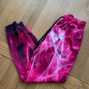 Hot pink joggers